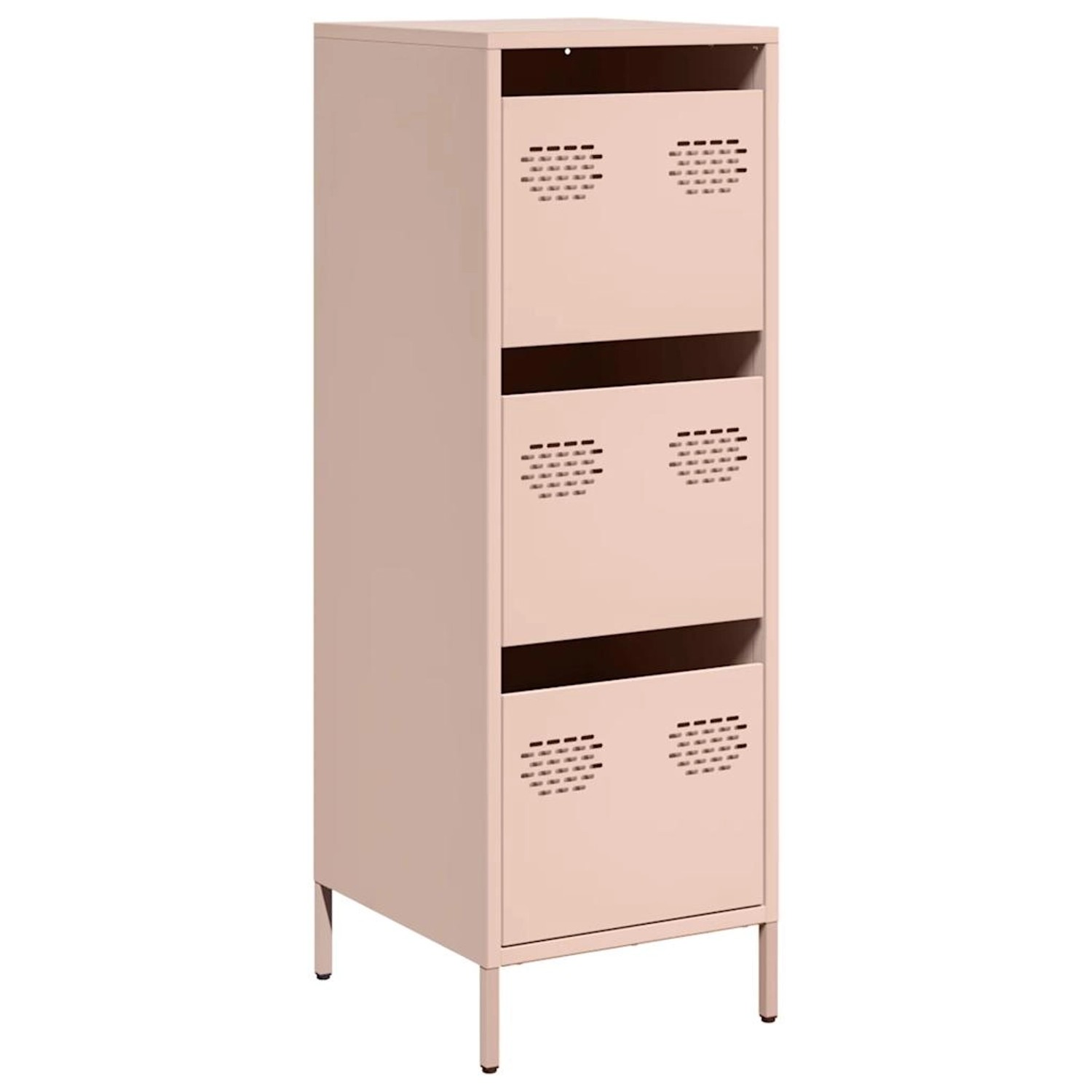 vidaXL Highboard Rosa 39x35x103,5 cm Stahl 851401 günstig online kaufen
