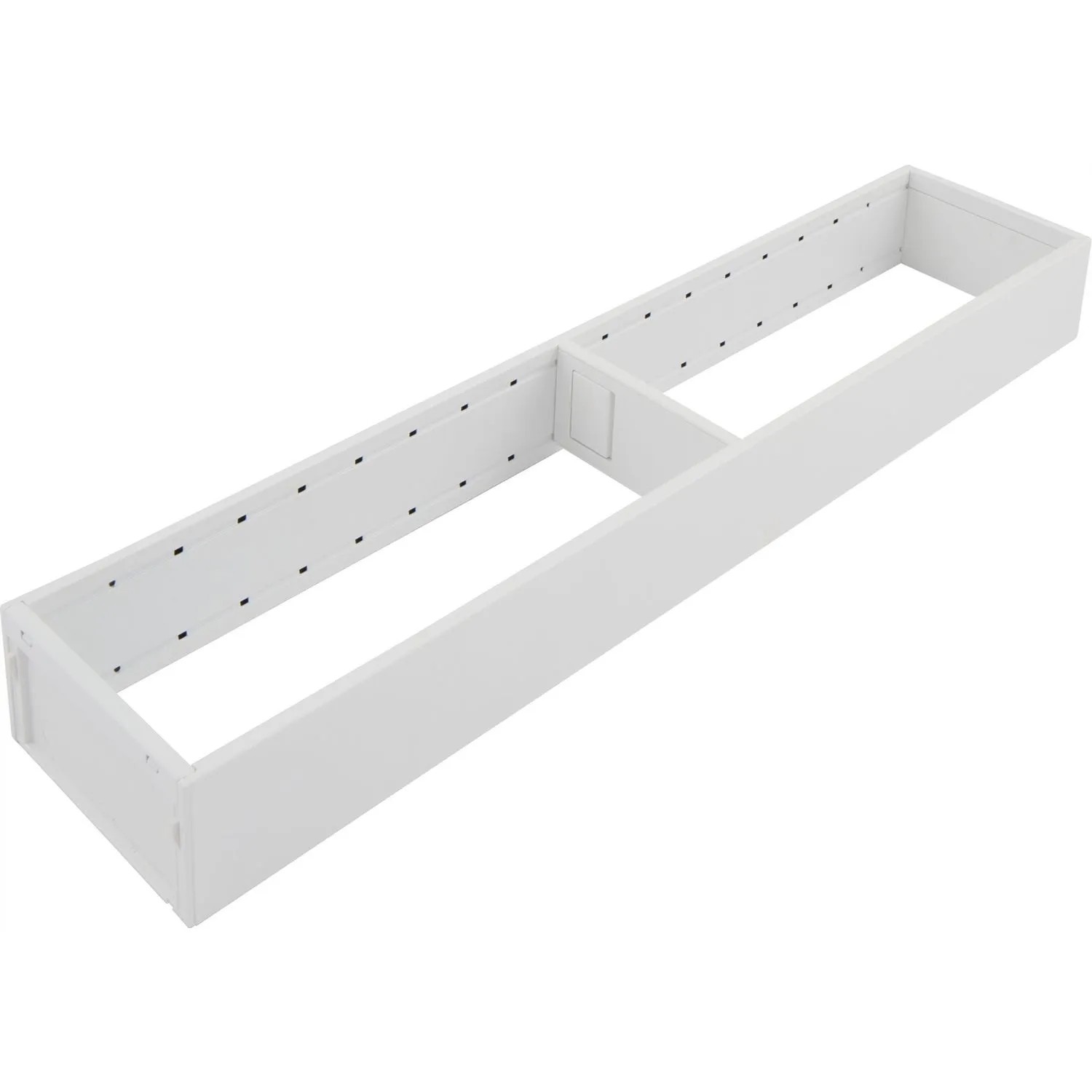 Blum Ambia-Line Schubkastenrahmen Schmal mit Trenner 522x100x50 mm Schubladeneinsatz Seidenweiß
