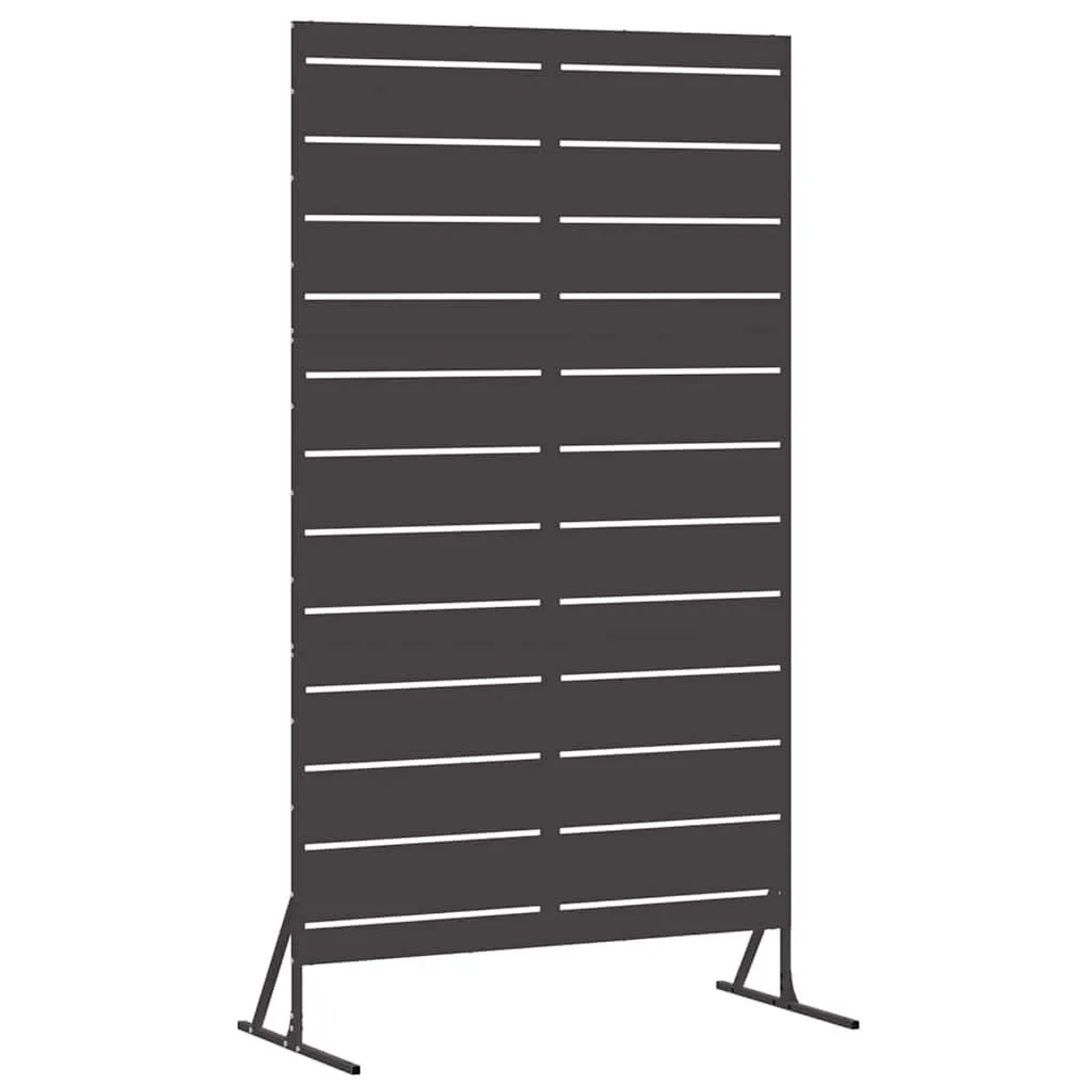 vidaXL Sichtschutz Schwarz 100 x 50 x 180 cm Stahl 868563 günstig online kaufen