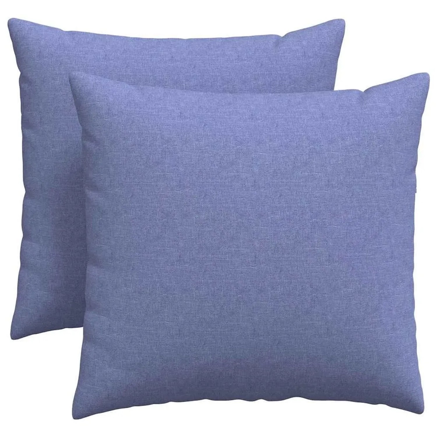 vidaXL Sofakissen 2 Stück Blau 45 x 45 cm Stoff 42013925