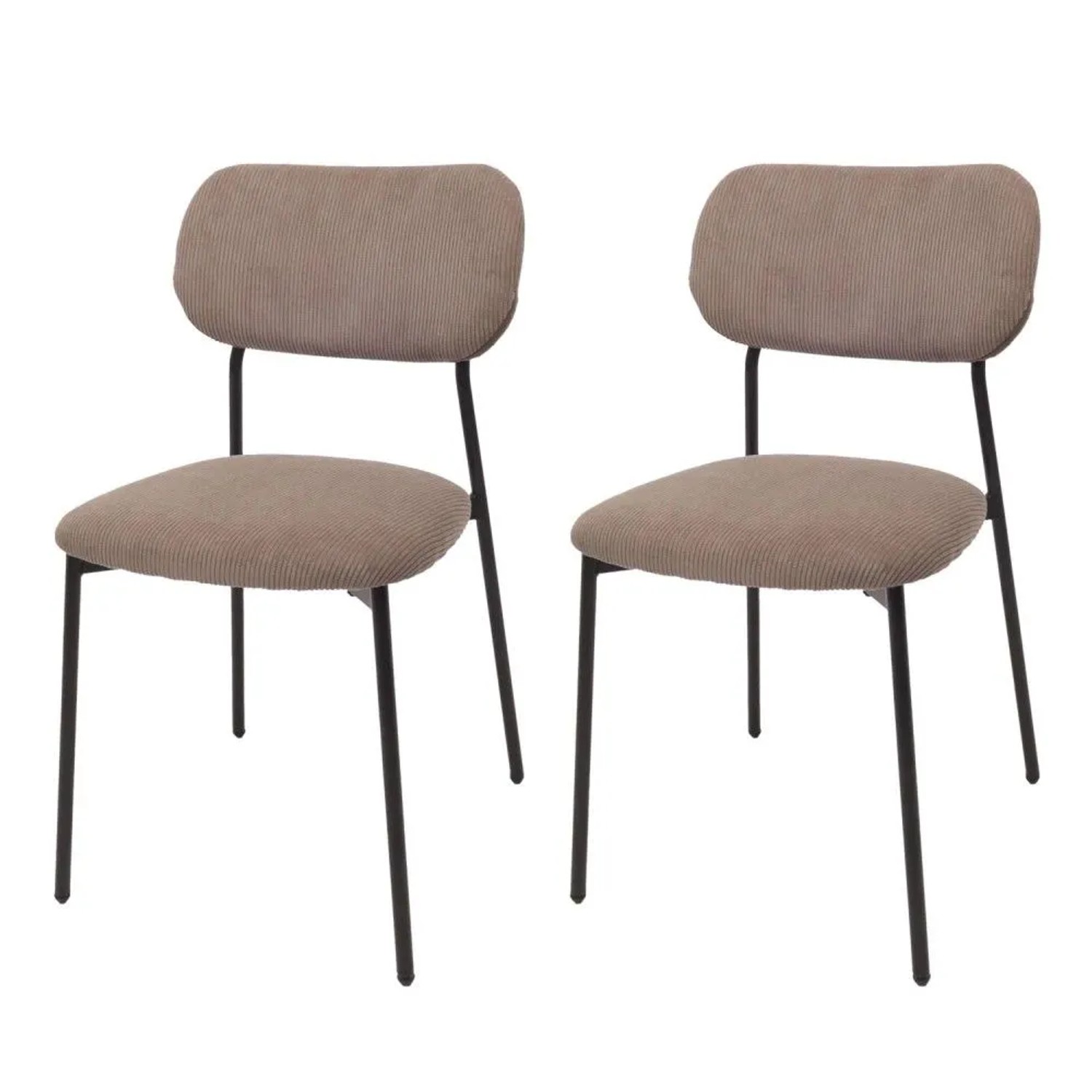 MCW Esszimmerstuhl O26 2er-Set Taupe