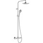 Hansgrohe Vernis Blend Duschsystem 200 EcoSmart mit Thermostat in Chrom.