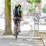 Relaxdays Fahrradleine für Hunde Nylon/Stahl Gelb mit Abstandhalter Verstellbar 47 cm x 21,5 cm x 5 cm 2 kg_2