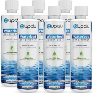 blupalu Wasserbett Conditioner Premium Care Konditionierer gegen Gerüche & Algen Pflege Konditionierer 6x 250ml