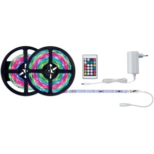 Paulmann SimpLED Motion Set, 7,5m RGB LED-Streifen mit Fernbedienung und Netzteil.