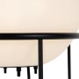 Detailaufnahme der schwarzen QAZQA Jannie Stehleuchte für den Außenbereich. Design Bodenleuchte.
