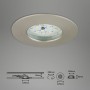 Briloner LED-Einbauleuchte Attach 3er-Set, starr, Nickel matt, für Innenräume.