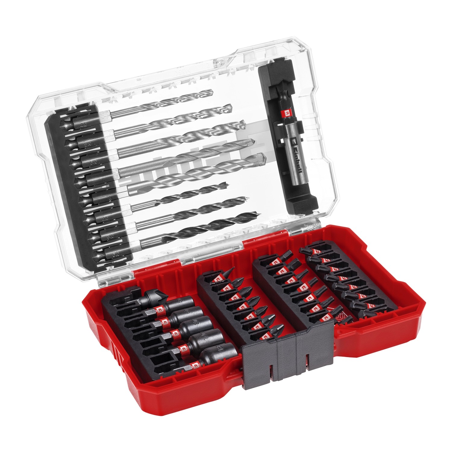 Einhell Impact-Bit-Set M-Case Metall-, Stein- und Holzspiralbohrern 39-teil günstig online kaufen