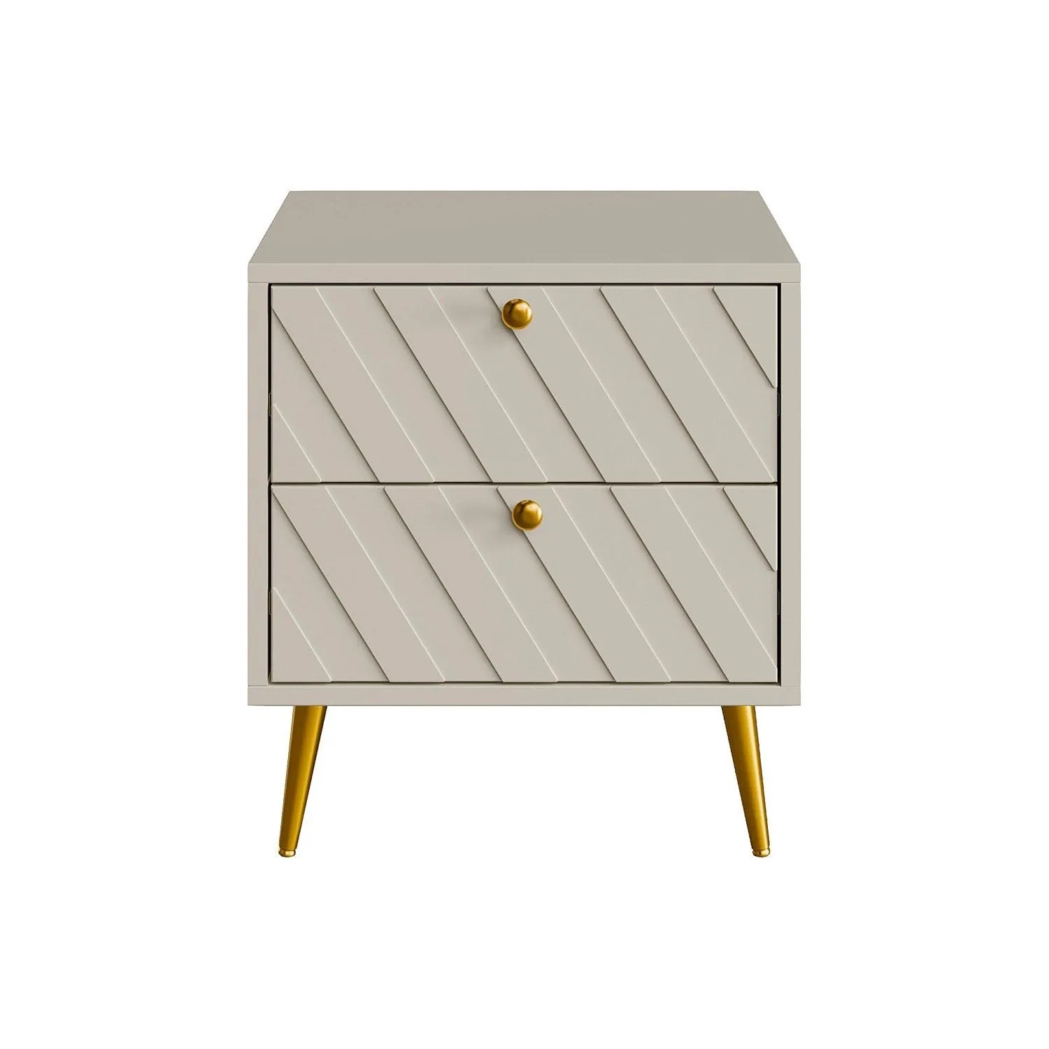 Vente-unique Nachttisch Teoda Beige 45 cm