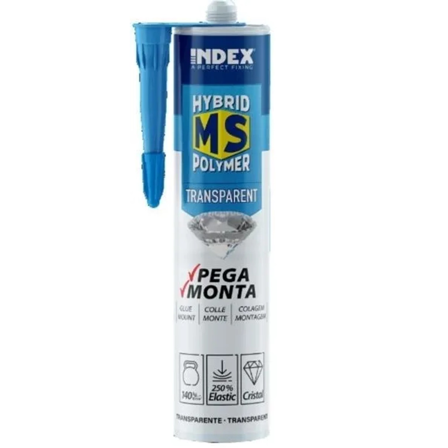 FeNau Hybridkleber MS Polymer 290 ml Transparent Haftkraft 140 Kg/10 Cm2