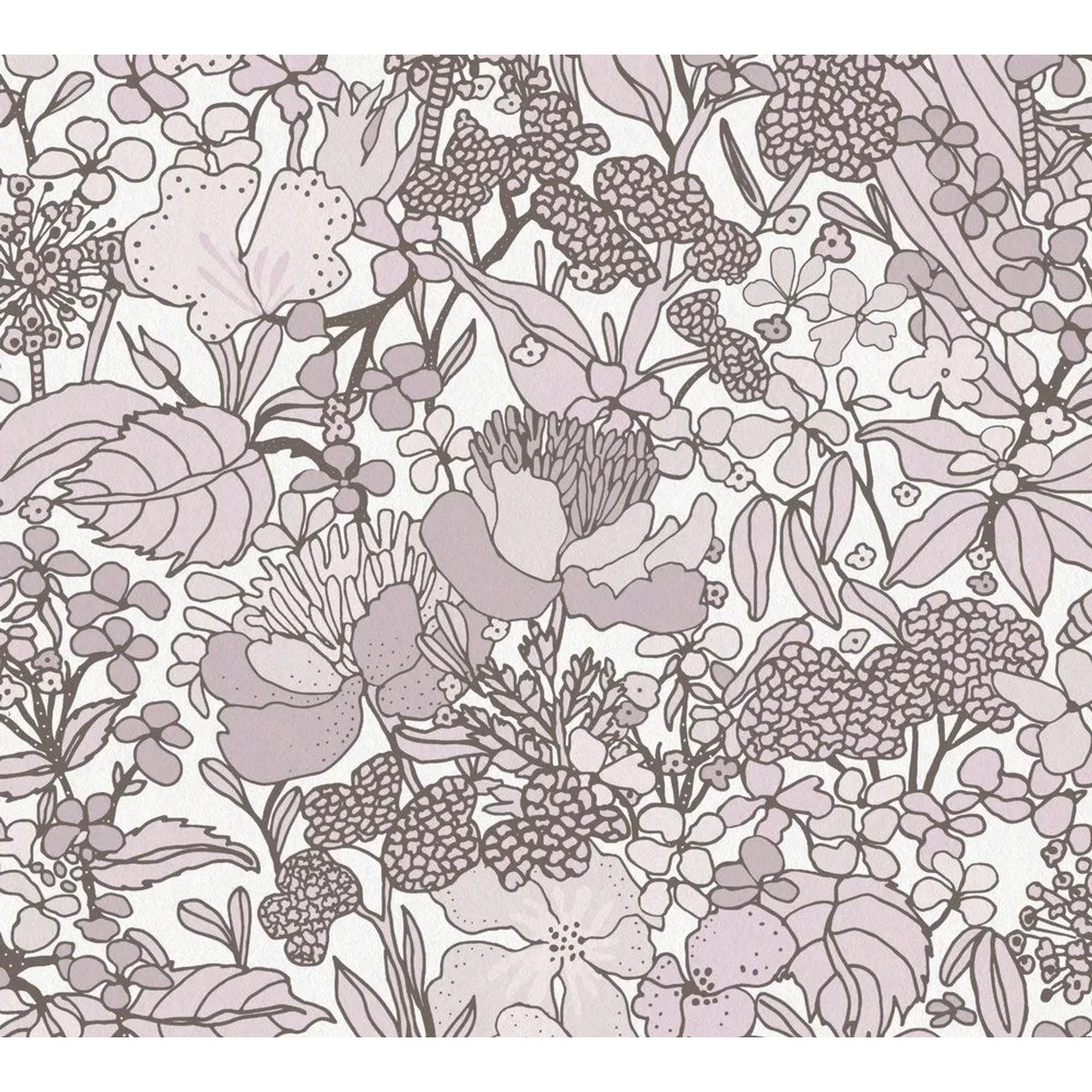 Tadessi Tapete Floral M1-No.1456 Vliestapete in Creme