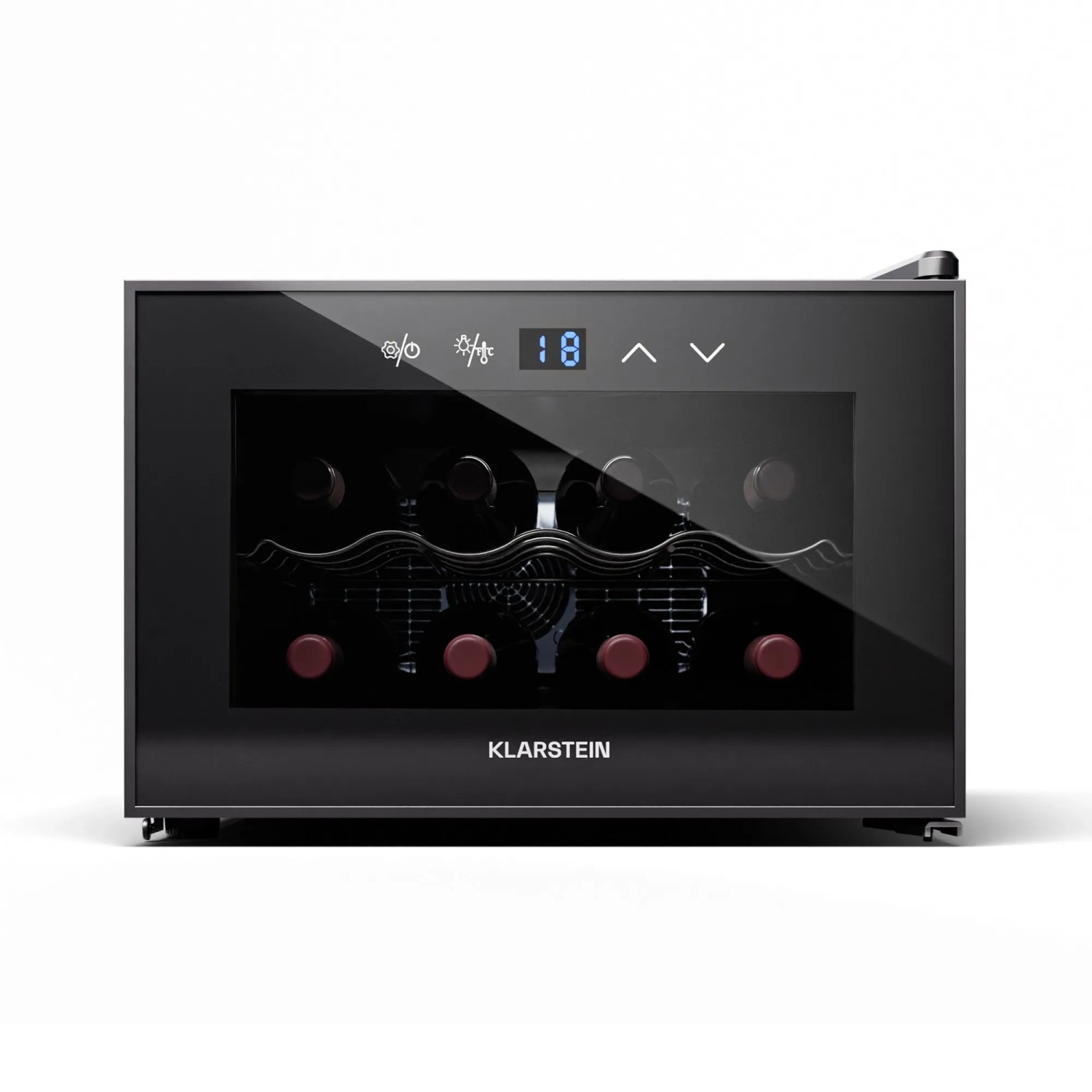 Klarstein Shiraz 8 Uno Weinkühlschrank 8 Flaschen 8-18 °C Touch-Control