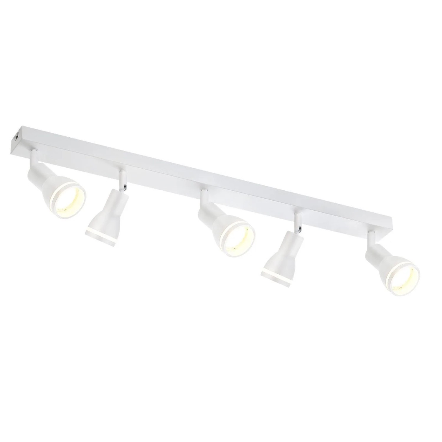 ZMH LED Deckenstrahler 6x GU10 Schwenkbar Weiß ohne Leuchtmittel für Küche Schlafzimmer Flur