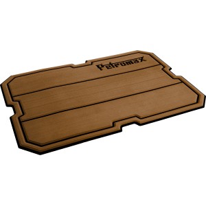 Petromax Haftauflage braun für Kühlbox 25l mit Linienstruktur für mehr Schutz und Halt.