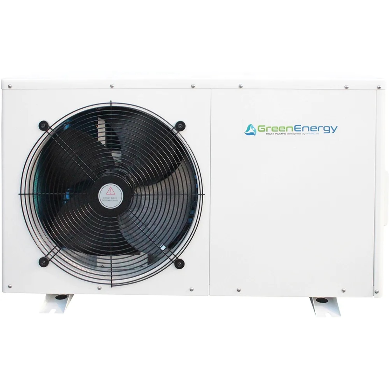 Summer Fun Green Energy 12 Pool Wärmepumpe für Pools bis 60.000 l. Weiße Ausführung mit Lüfter.