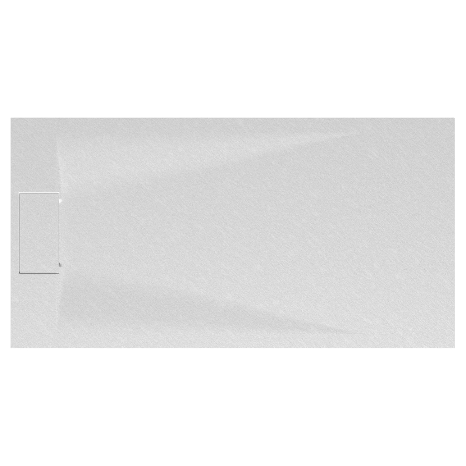 Rechteckige, extraflache, weiße Schulte Duschwanne ExpressPlus DWM-Tec, 160x80 cm.