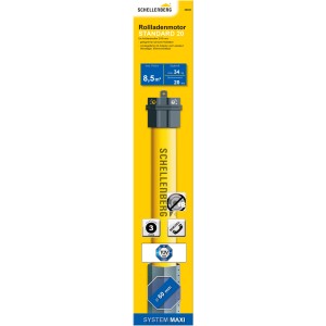 Schellenberg Rollladenmotor Standard Maxi 20 Nm für Rollladen mit 60mm Achtkantwelle.