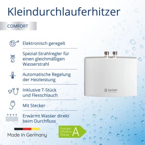 Saniself Kleindurchlauferhitzer KDE EEK: A