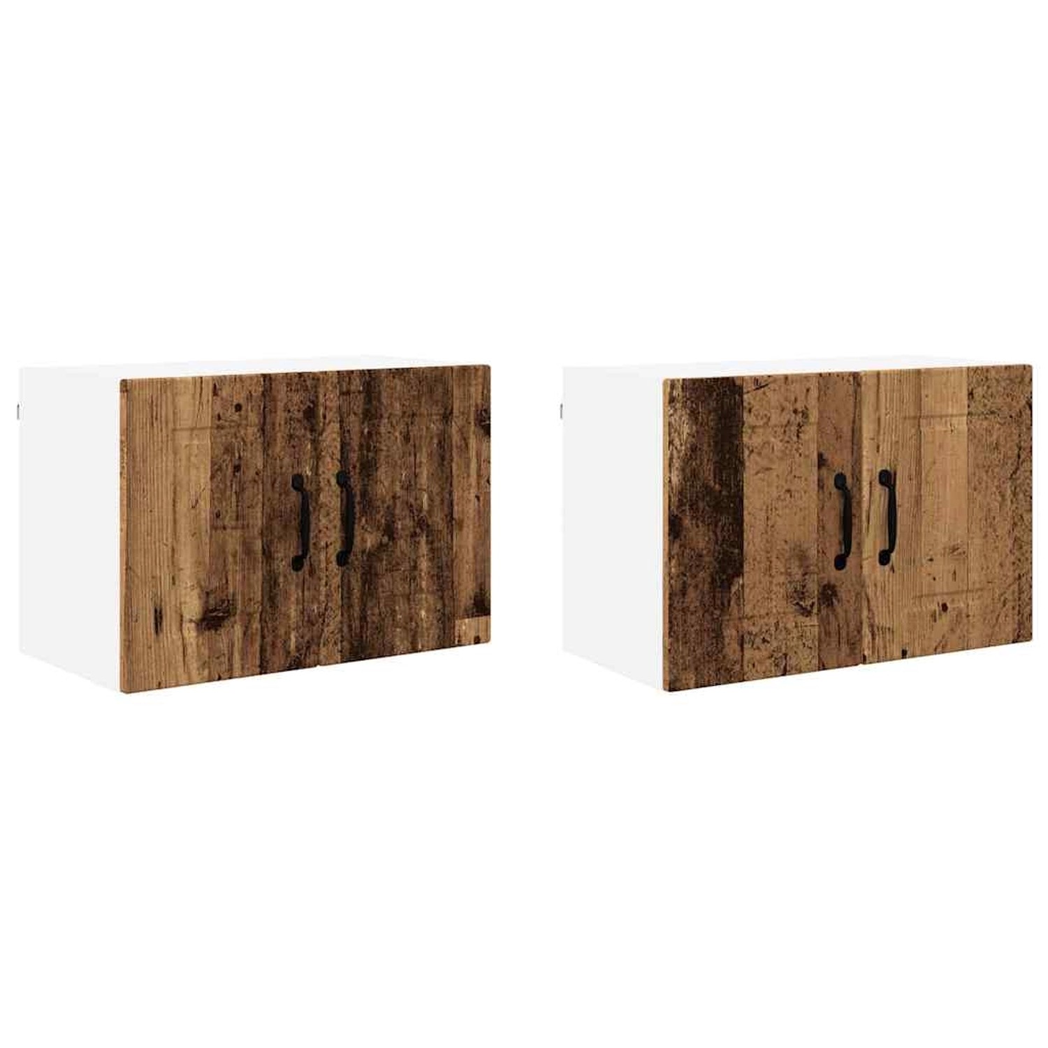 vidaXL Küchenwandschrank 2 Stk Altholz 60 x 31 x 40 cm Holzwerkstoff 885282 günstig online kaufen