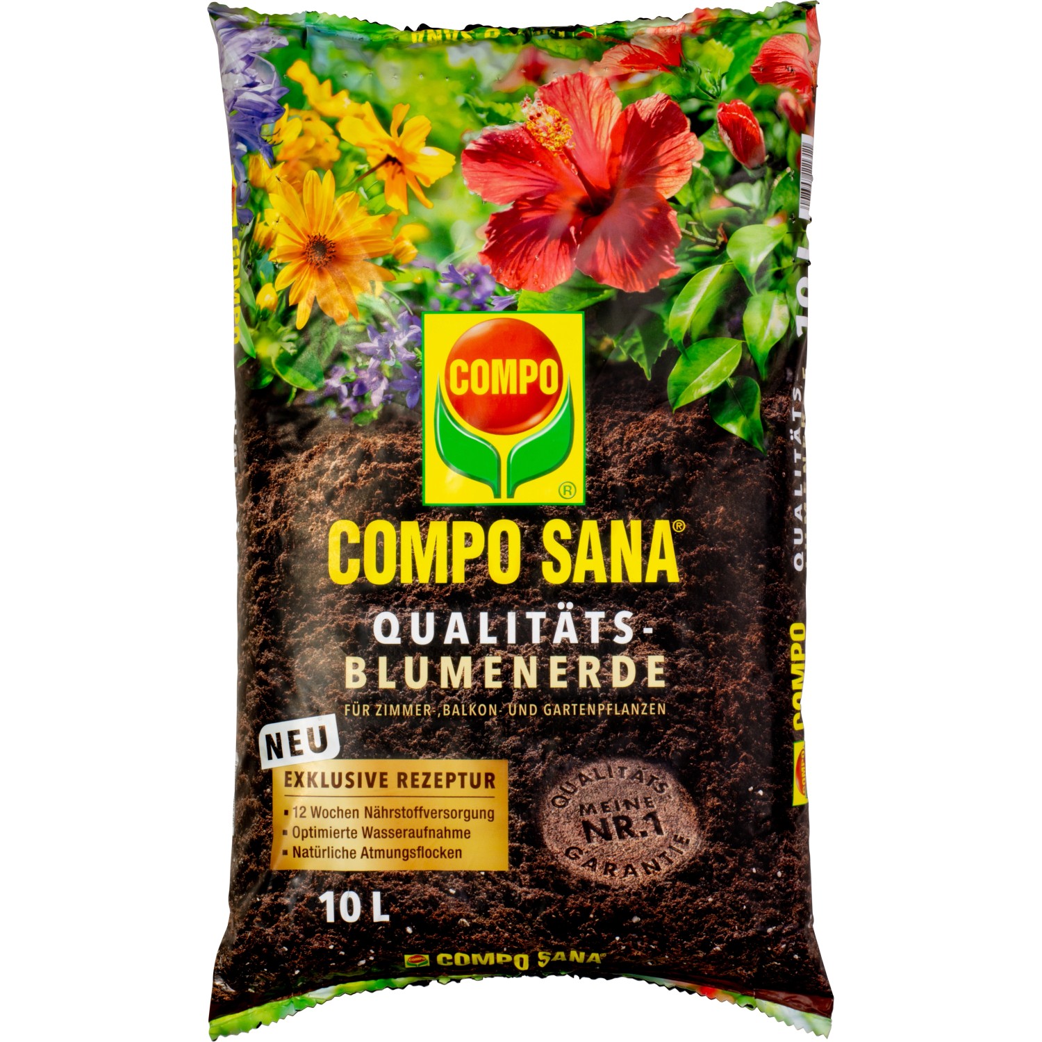Compo Sana QualitätsBlumenerde 1 x 10 l kaufen bei OBI
