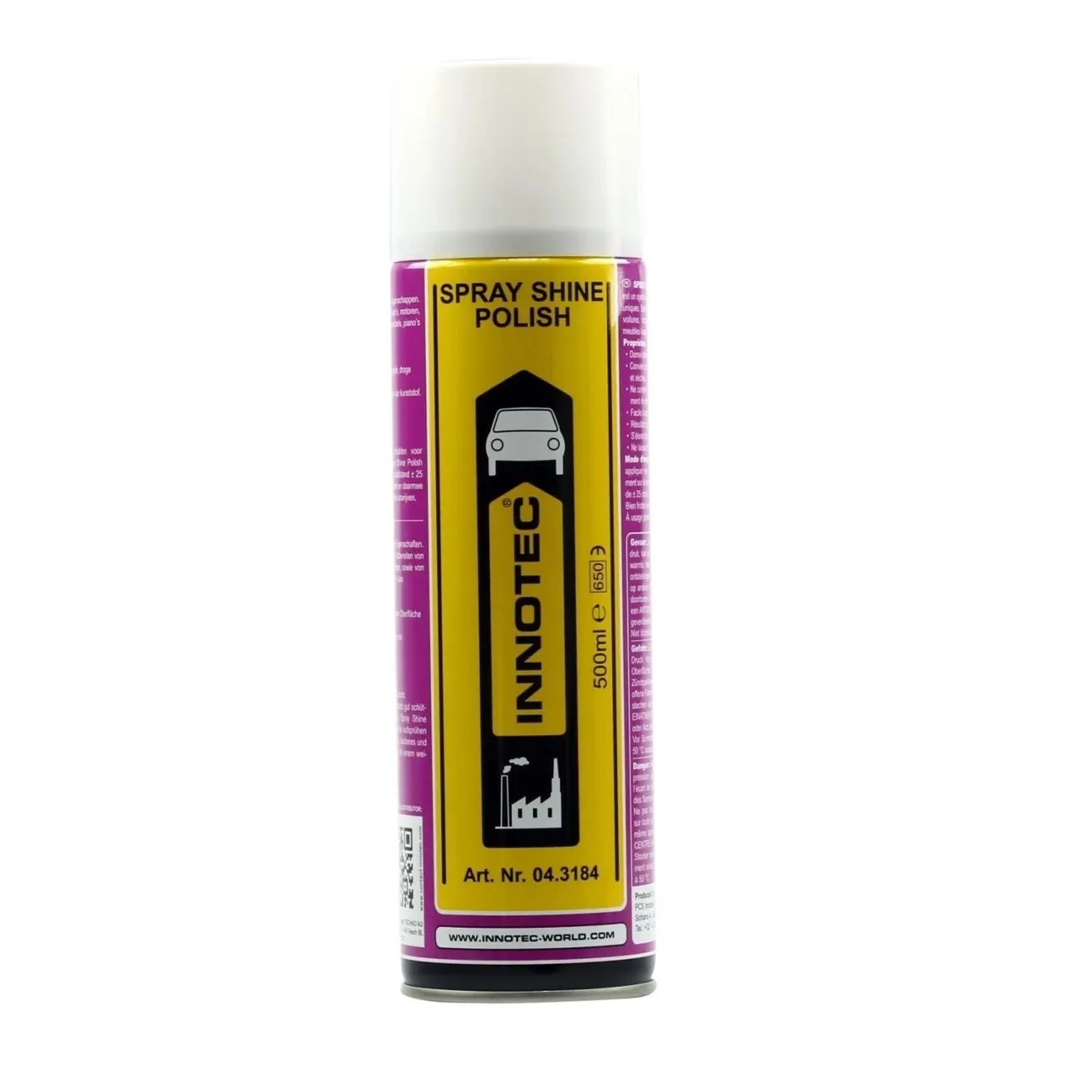 Innotec Spray Shine Polish Lack- und Kunststoffpolitur 3 X 500 ml