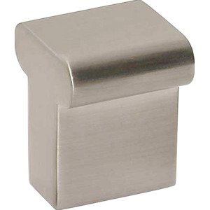 Möbelknopf 1500, Chrom matt, aus Metall für Schrank oder Schublade.