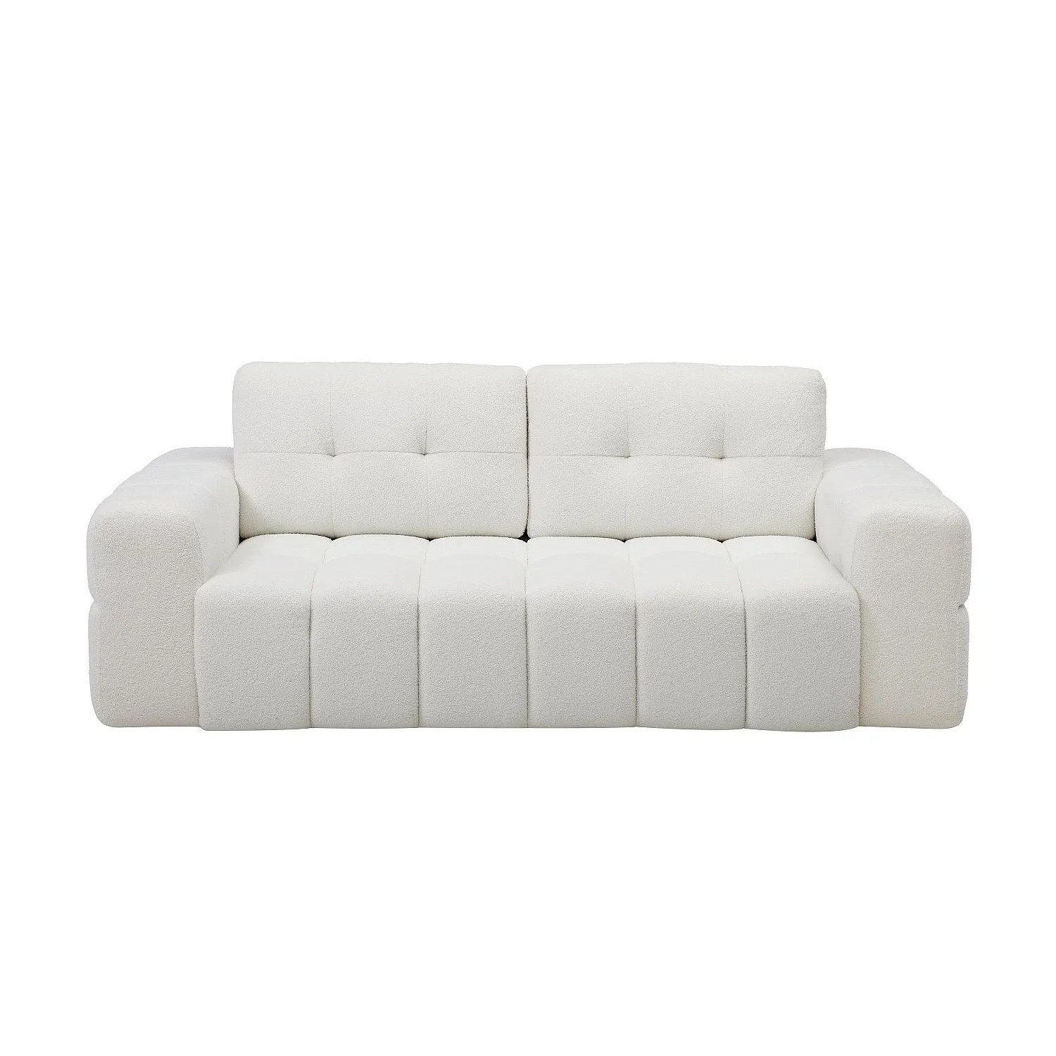 Vente-unique Sofa Ohne Schlafmöglichkeit Sopelana Weiß 200 cm