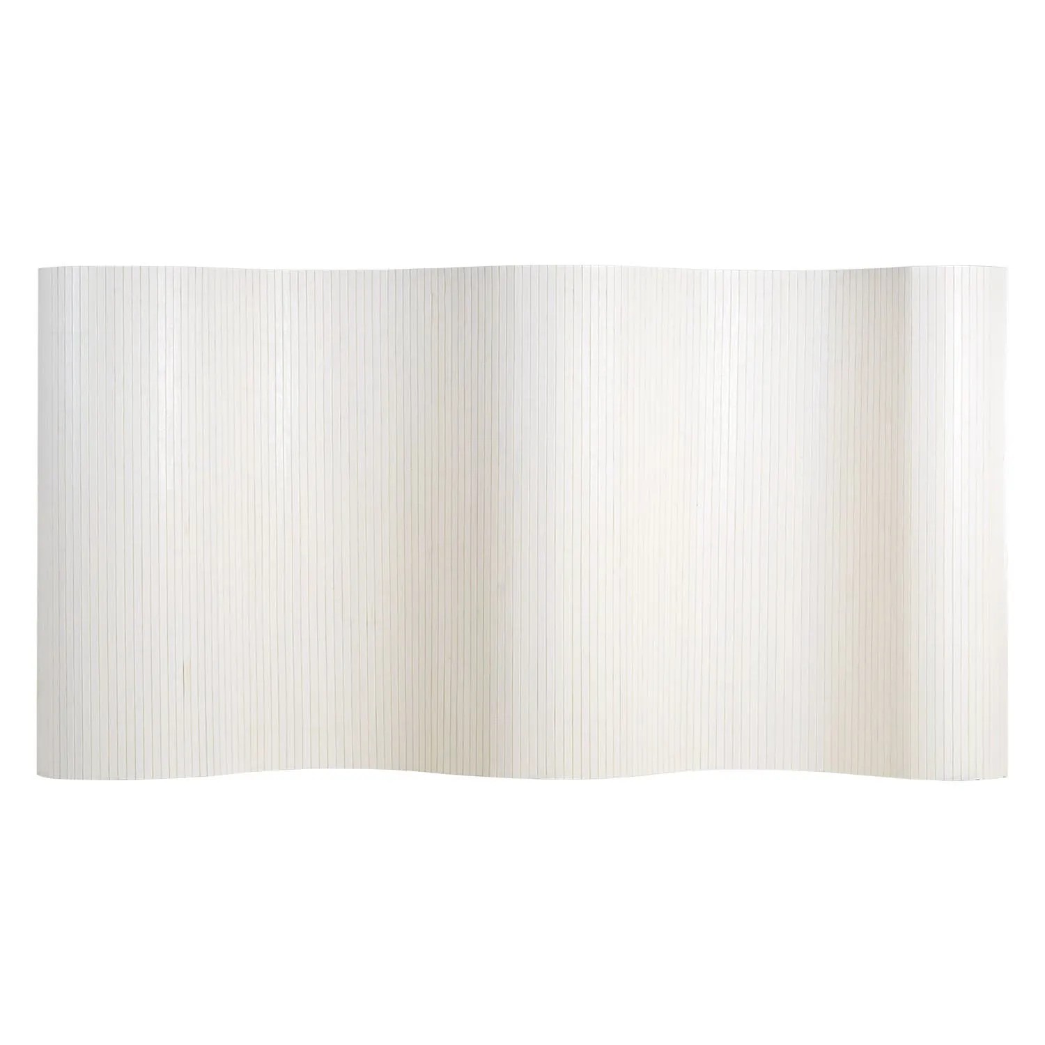Homestyle4u Paravent Raumteiler in Weiß 250x145 cm 3141