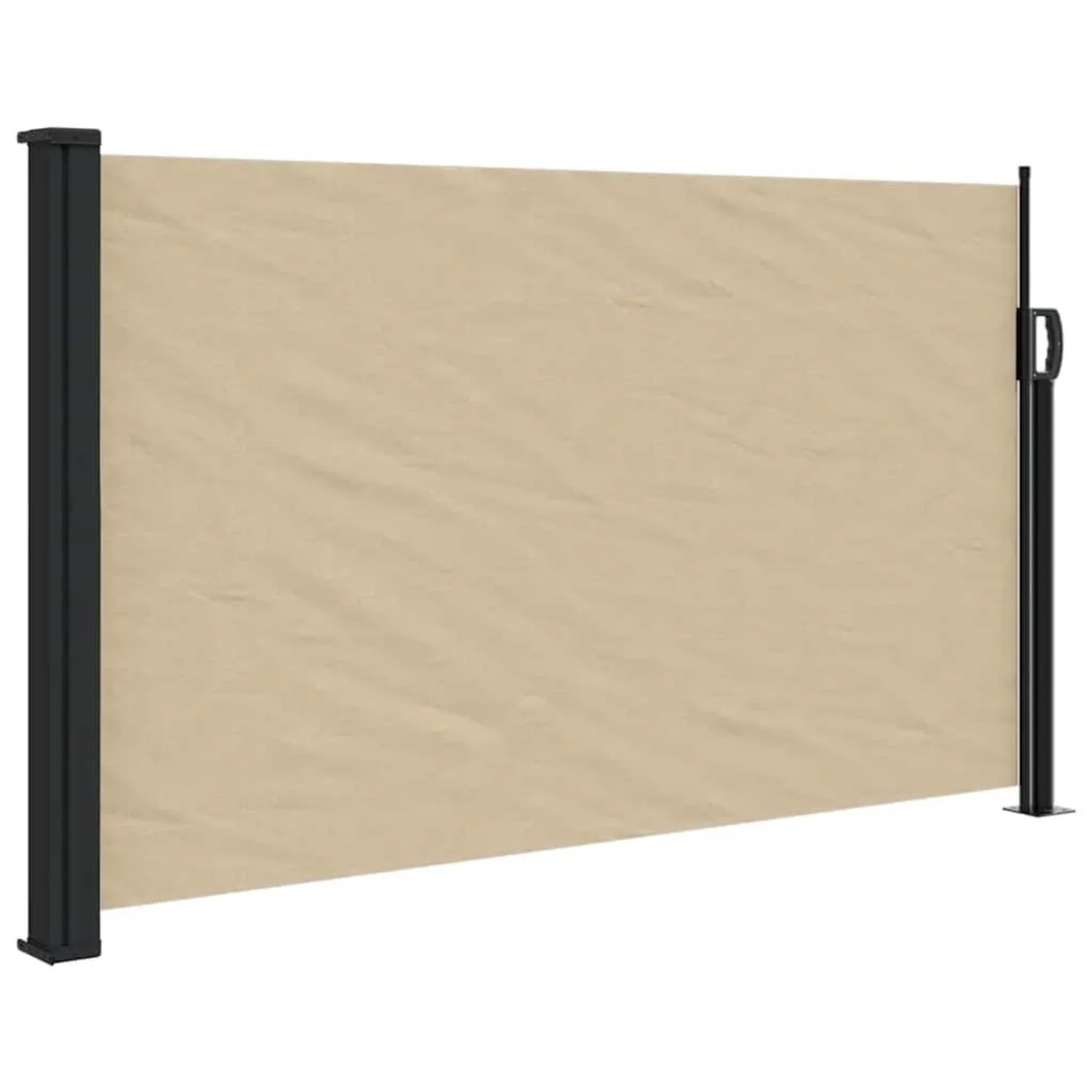 vidaXL Seitenmarkise Ausziehbar Beige 117x300 cm 4004285