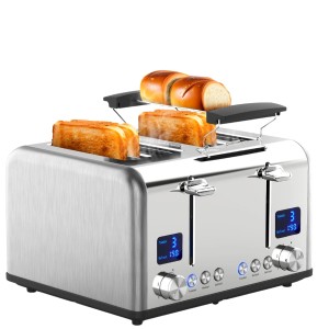 Steinborg SB-2080 Edelstahl Toaster 4 Scheiben 1630W