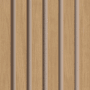 Denpanels Akustikpaneel Eiche/Filz beige, brauner Kern, 240x60cm, FSC®-zertifiziert.