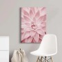 Leinwandbild mit rosa Blüte, florales Wandbild für Wohn- und Schlafzimmer.