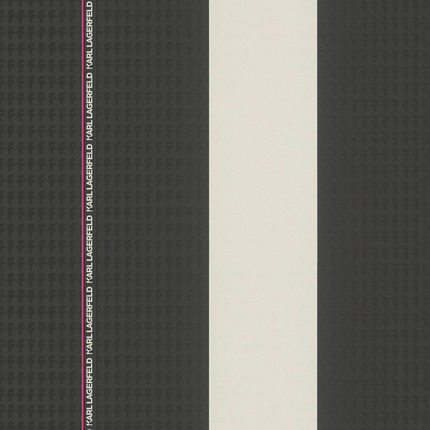 PROFHOME 378482-GU Grafik Tapete Streifen glänzend Schwarz Weiß Lila 0,53 m günstig online kaufen