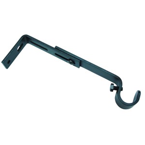 Gardinia Träger Memphis, schwarz, 10-14 cm, 2er-Pack für Stilgarnituren.