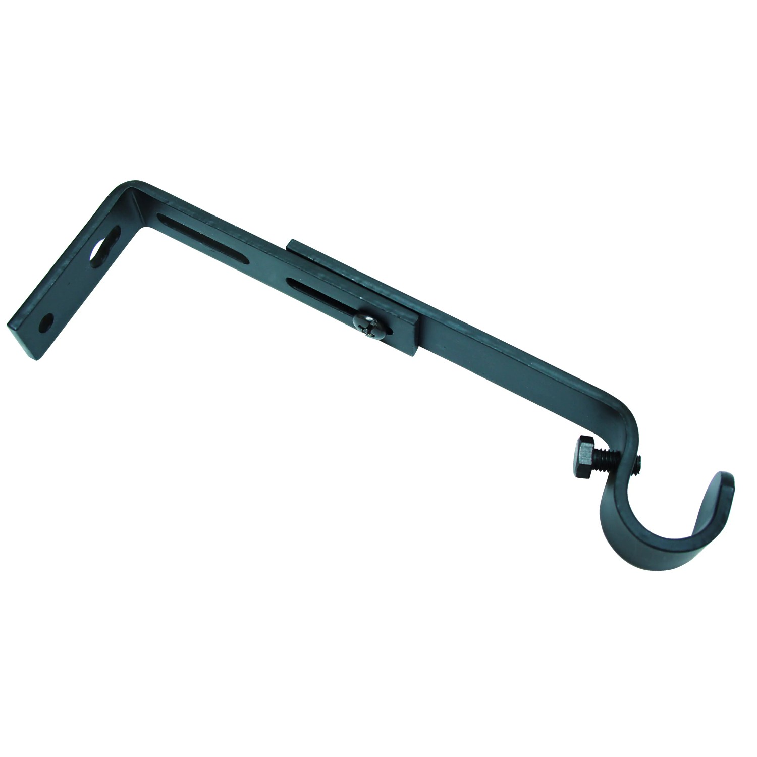 Gardinia Träger Memphis, schwarz, 10-14 cm, 2er-Pack für Stilgarnituren.