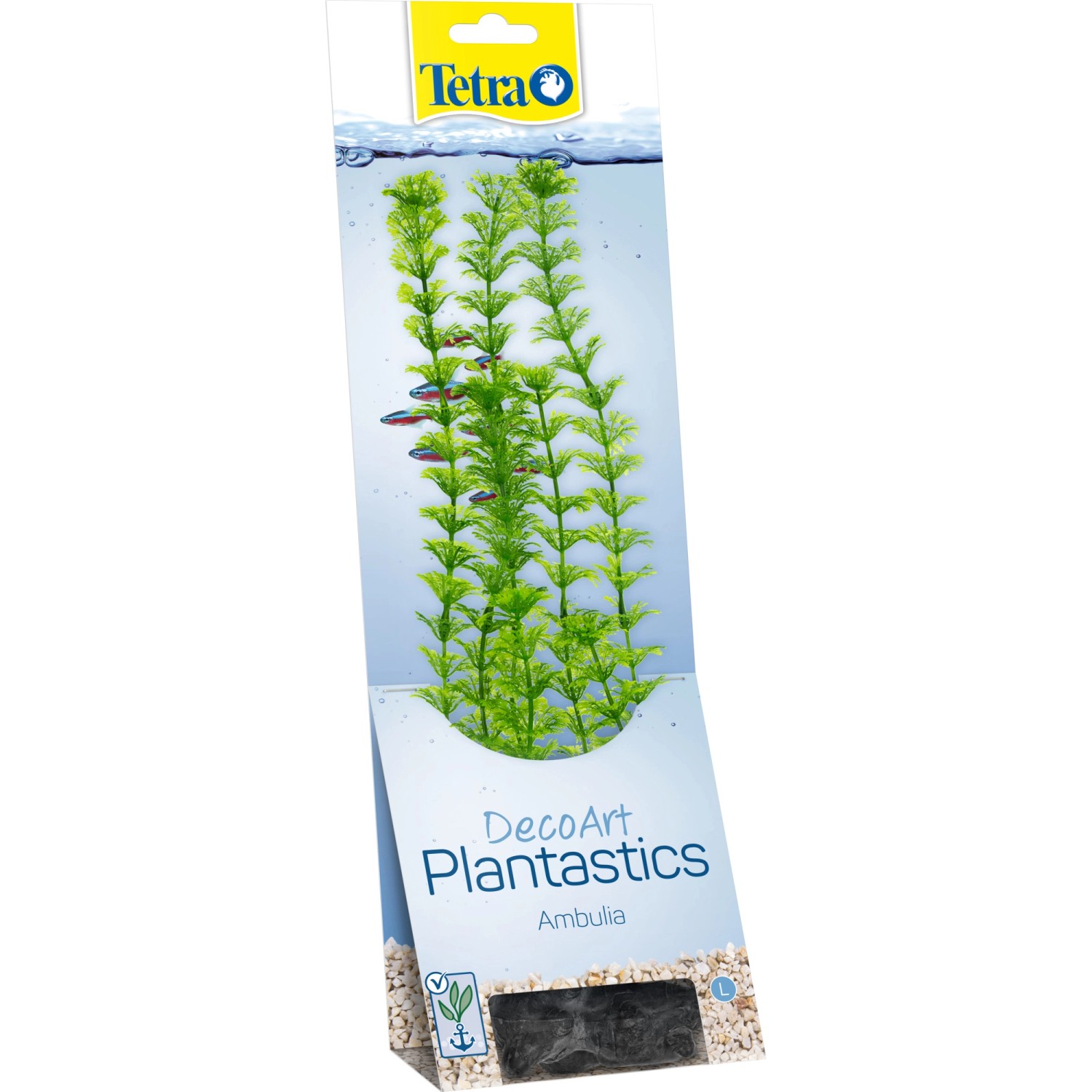 Tetra DecoArt Plant L Ambulia, naturgetreue Kunstpflanze für Aquarien.