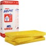 Ursa Home Trennwandplatte, 80mm Glaswolle Dämmstoff, Paket und Plattenansicht.