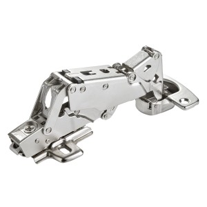 SOTECH Weitwinkelscharnier 165 Grad Sensys 8657i Eckanschlag Vorliegend Null Einsprung Soft Close inkl. Montageplatte Höhe 1,5 mm