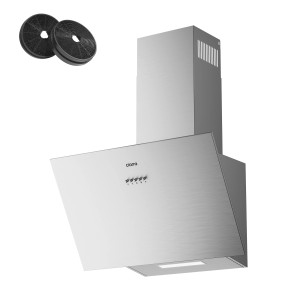 CIARRA Kopffrei Dunstabzugshaube 60cm, A+++, 650 m³/h mit Aktivkohlefilter für Umluftbetrieb.