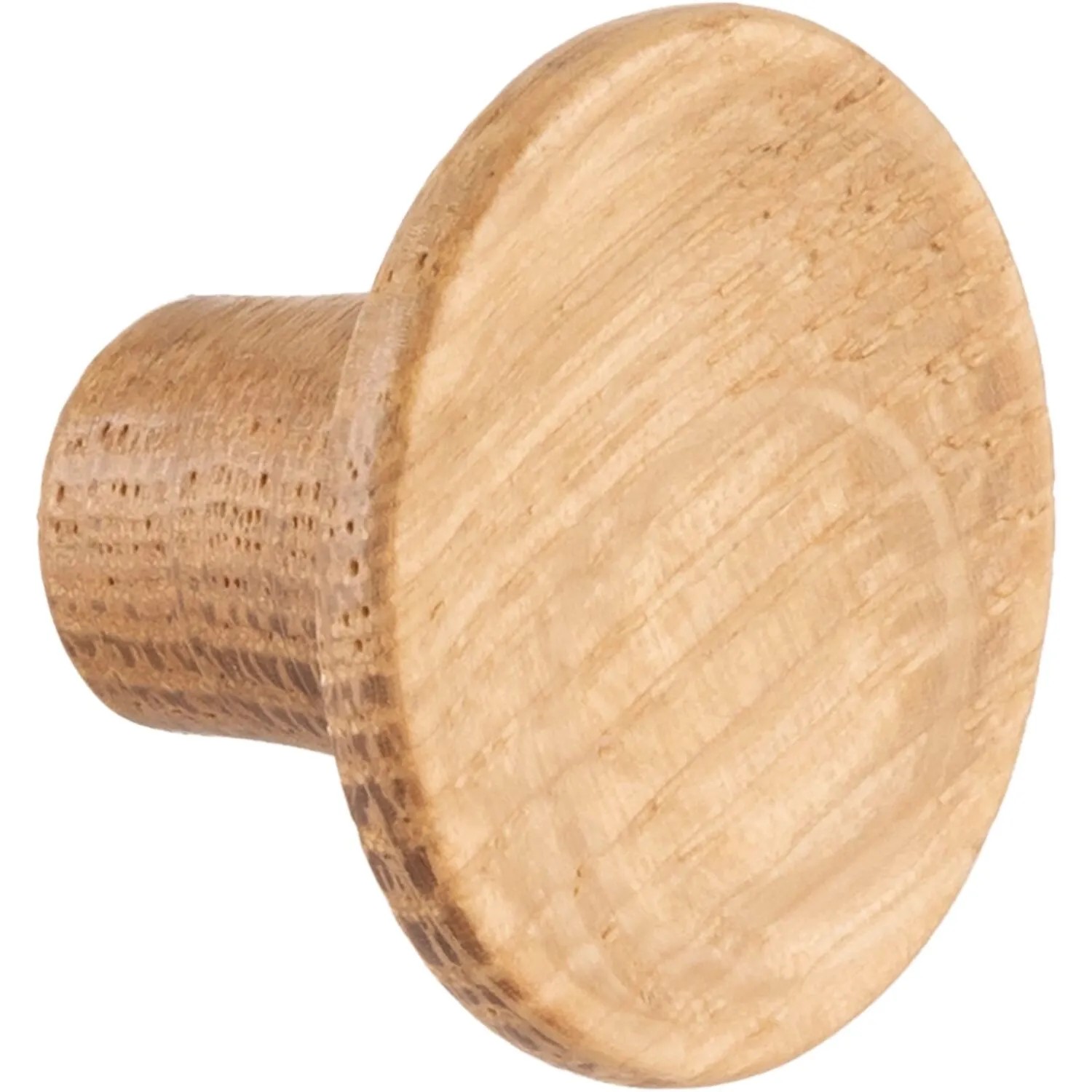 Furnipart Möbelknopf Tuba ø 28 mm Tiefe 19 mm Eiche Lackiert