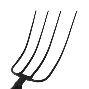 Galaflor Dunggabel mit 4 Zinken aus Stahl, ohne Stiel.