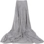 Hellgraue Bestgoodies Mikrofaser Decke, 130x170 cm, ideal als Sofa- oder Bettüberwurf.