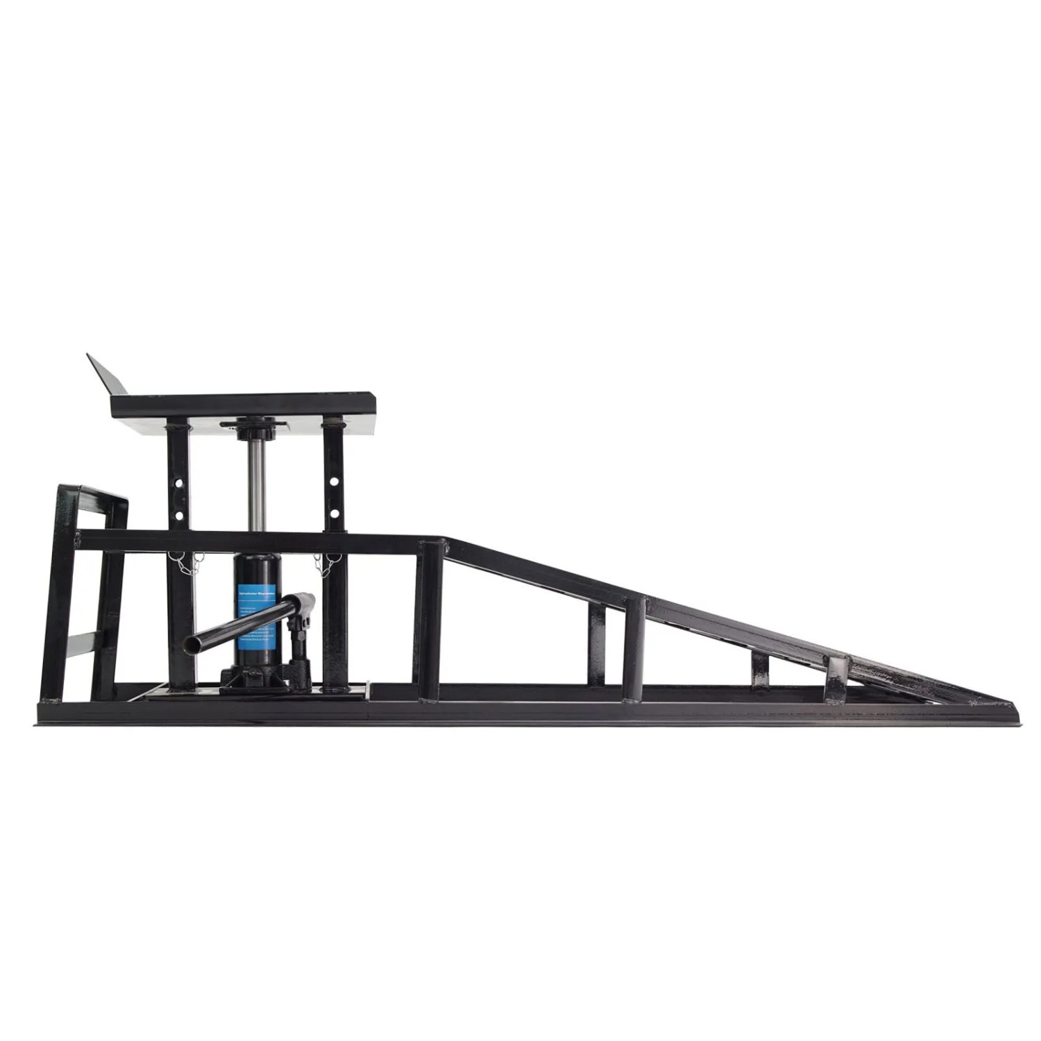Hydraulischer Auffahrbock von TRUTZHOLM, höhenverstellbare Rampe für Pkw und KfZ.