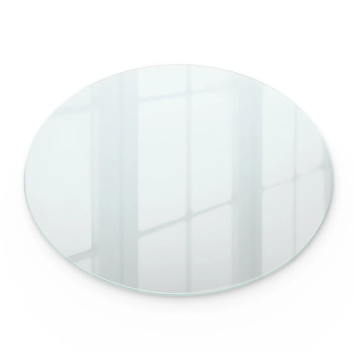 Wallfluent Runde Tischplatte Fi 60 cm Glasplatte Mit Milchglasfolie Für Esszimmer