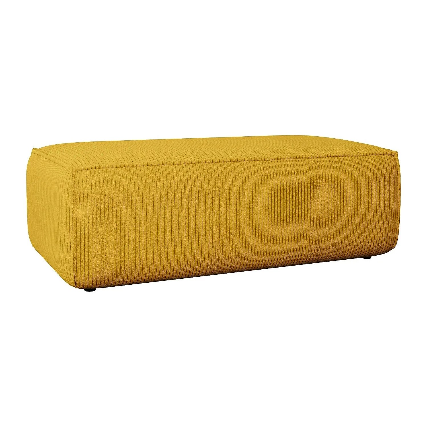Vente-unique Sitzhocker Amelia Gelb 102 cm
