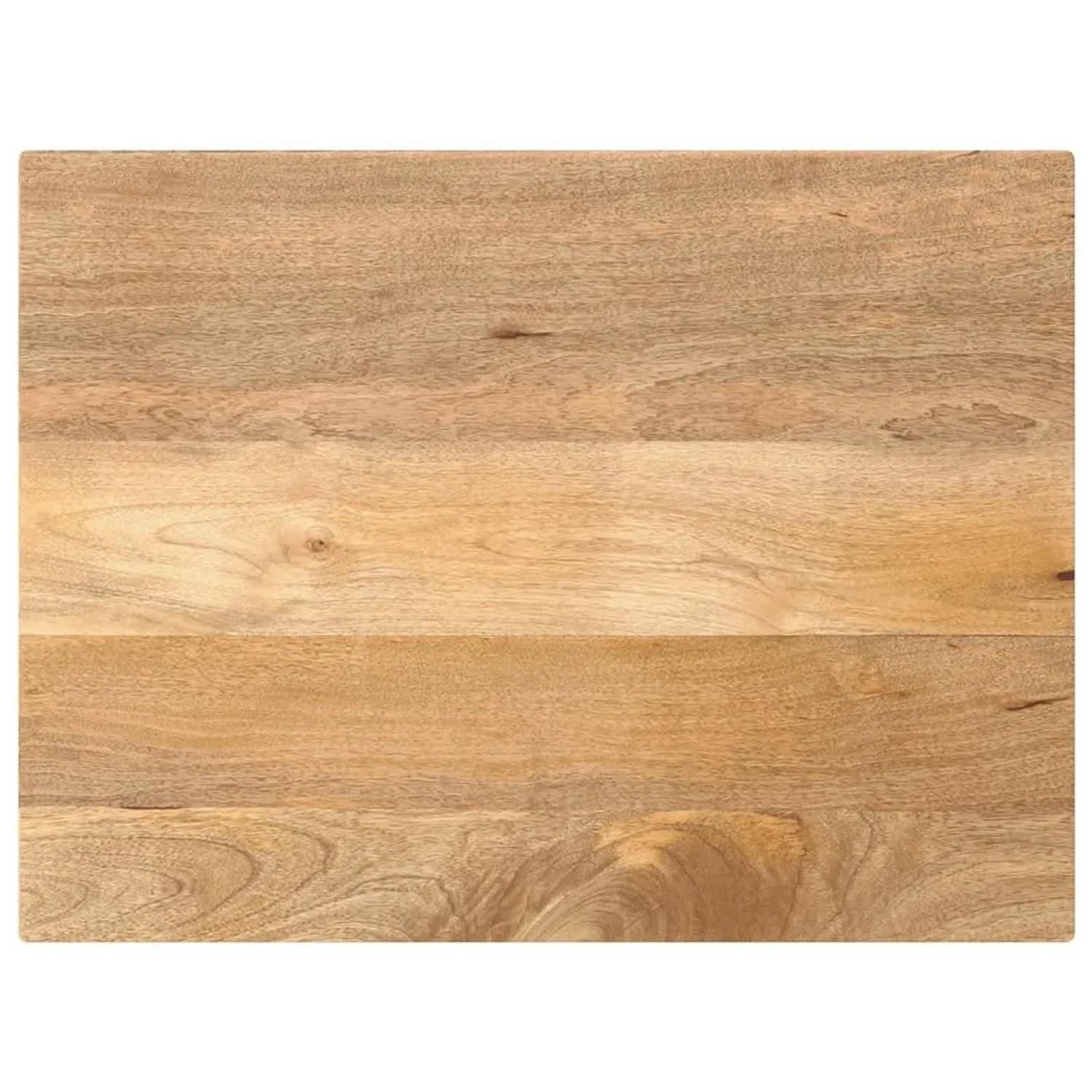 vidaXL Tischplatte 90x50x3,8 cm Rechteckig Massivholz Mango 371525