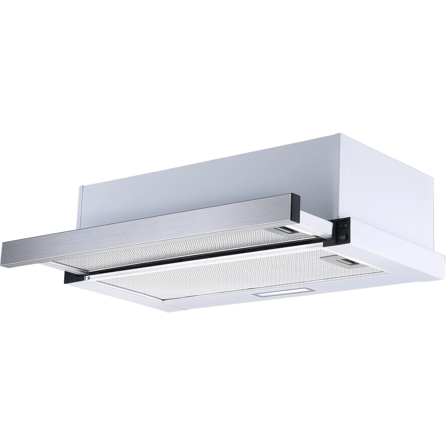 Respekta Flachschirmhaube CH4138IXC, 60cm, Edelstahlblende, ausziehbar