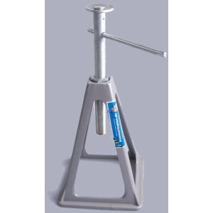TRUTZHOLM Wohnwagenstütze aus Aluminium, höhenverstellbar von 28 bis 43 cm, Tragkraft 3600 kg.
