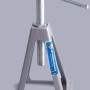 TRUTZHOLM Wohnwagenstütze aus Aluminium, höhenverstellbar von 28 bis 43 cm, Tragkraft 3600 kg.