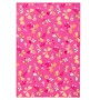 Pinker Kinderteppich (80x240cm) mit Schmetterlingen, ideal zum Spielen.
